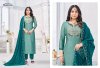 Jamaina By Vishnu Roman Silk Dress Material 